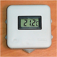 thermometre installé dans son coffret